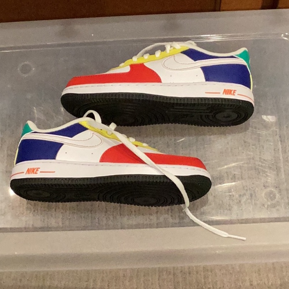 Multi-colored Nike Dunks, never worn